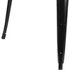 image:imageFlash Furniture Toby Commercial Grade 3175 Square Black Metal IndoorOutdoor TableBlack