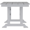image:imageFlash Furniture Tolleson IndoorOutdoor Adirondack Dining Set Commercial Grade Recycled HDPE 72 Rectangle Dining Table and 6 Chairs with Cupholders 7 PC BlackGrey