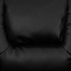 image:imageFlash Furniture Vana LeatherSoft Kids Recliner with Cup Holder Headrest and Safety Recline Contemporary Reclining Chair for Kids Supports up to 90 lbs BrownBlack Leathersoft
