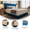 image:imageFlash Furniture Vista Hospitality Grade Commercial Mattress in a Box 14 Inch Premium Memory Foam Hybrid Pocket Spring Mattress Reinforced Edge Support Full WhiteKing