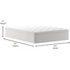 image:imageFlash Furniture Vista Hospitality Grade Commercial Mattress in a Box 14 Inch Premium Memory Foam Hybrid Pocket Spring Mattress Reinforced Edge Support Full WhiteQueen