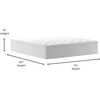 image:imageFlash Furniture Vista Hospitality Grade Commercial Mattress in a Box 14 Inch Premium Memory Foam Hybrid Pocket Spring Mattress Reinforced Edge Support Full WhiteKing
