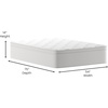 image:imageFlash Furniture Vista Hospitality Grade Commercial Mattress in a Box 14 Inch Premium Memory Foam Hybrid Pocket Spring Mattress Reinforced Edge Support Full WhiteFull