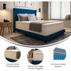 image:imageFlash Furniture Vista Hospitality Grade Commercial Mattress in a Box 14 Inch Premium Memory Foam Hybrid Pocket Spring Mattress Reinforced Edge Support Full WhiteQueen