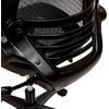 image:imageFlash Furniture Warfield MidBack Transparent Black Mesh Executive Swivel Office Chair with Black Frame and FlipUp ArmsBlack MeshBlack Frame