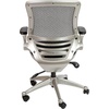 image:imageFlash Furniture Warfield MidBack Transparent Black Mesh Executive Swivel Office Chair with Black Frame and FlipUp ArmsBlack MeshGraphite Silver Frame