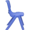 image:imageFlash Furniture Whitney 10 Pack Red Plastic Stackable School Chair with 105 Seat HeightBlue