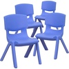 image:imageFlash Furniture Whitney 10 Pack Red Plastic Stackable School Chair with 105 Seat HeightBlue