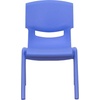 image:imageFlash Furniture Whitney 10 Pack Red Plastic Stackable School Chair with 105 Seat HeightBlue