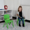 image:imageFlash Furniture Whitney 10 Pack Red Plastic Stackable School Chair with 105 Seat HeightGreen