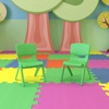 image:imageFlash Furniture Whitney 10 Pack Red Plastic Stackable School Chair with 105 Seat HeightGreen