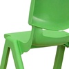 image:imageFlash Furniture Whitney 10 Pack Red Plastic Stackable School Chair with 105 Seat HeightGreen