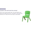 image:imageFlash Furniture Whitney 10 Pack Red Plastic Stackable School Chair with 105 Seat HeightGreen