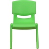 image:imageFlash Furniture Whitney 10 Pack Red Plastic Stackable School Chair with 105 Seat HeightGreen