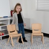 image:imageFlash Furniture Whitney 10 Pack Red Plastic Stackable School Chair with 105 Seat HeightNatural