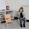 image:imageFlash Furniture Whitney 10 Pack Red Plastic Stackable School Chair with 105 Seat HeightNatural