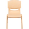 image:imageFlash Furniture Whitney 10 Pack Red Plastic Stackable School Chair with 105 Seat HeightNatural