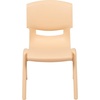 image:imageFlash Furniture Whitney 10 Pack Red Plastic Stackable School Chair with 105 Seat HeightNatural