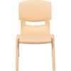 image:imageFlash Furniture Whitney 10 Pack Red Plastic Stackable School Chair with 105 Seat HeightNatural