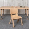 image:imageFlash Furniture Whitney 10 Pack Red Plastic Stackable School Chair with 105 Seat HeightNatural