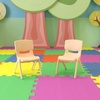 image:imageFlash Furniture Whitney 10 Pack Red Plastic Stackable School Chair with 105 Seat HeightNatural