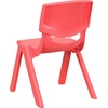 image:imageFlash Furniture Whitney 10 Pack Red Plastic Stackable School Chair with 105 Seat HeightRed