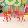 image:imageFlash Furniture Whitney 10 Pack Red Plastic Stackable School Chair with 105 Seat HeightRed