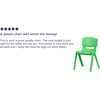 image:imageFlash Furniture Whitney 2 Pack Green Plastic Stackable School Chair with 1325 Seat Height