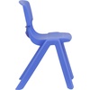 image:imageFlash Furniture Whitney 4 Pack Plastic Stackable School Chairs with 1325 Seat Height Assorted ColorsBlue