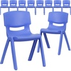 image:imageFlash Furniture Whitney 4 Pack Plastic Stackable School Chairs with 1325 Seat Height Assorted ColorsBlue
