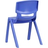 image:imageFlash Furniture Whitney 4 Pack Plastic Stackable School Chairs with 1325 Seat Height Assorted ColorsBlue