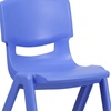 image:imageFlash Furniture Whitney 4 Pack Plastic Stackable School Chairs with 1325 Seat Height Assorted ColorsBlue