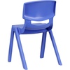 image:imageFlash Furniture Whitney 4 Pack Plastic Stackable School Chairs with 1325 Seat Height Assorted ColorsBlue