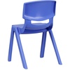 image:imageFlash Furniture Whitney 4 Pack Plastic Stackable School Chairs with 1325 Seat Height Assorted ColorsBlue