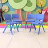 image:imageFlash Furniture Whitney 4 Pack Plastic Stackable School Chairs with 1325 Seat Height Assorted ColorsBlue