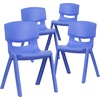 image:imageFlash Furniture Whitney 4 Pack Plastic Stackable School Chairs with 1325 Seat Height Assorted ColorsBlue
