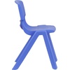 image:imageFlash Furniture Whitney 4 Pack Plastic Stackable School Chairs with 1325 Seat Height Assorted ColorsBlue