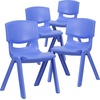 image:imageFlash Furniture Whitney 4 Pack Plastic Stackable School Chairs with 1325 Seat Height Assorted ColorsBlue