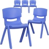 image:imageFlash Furniture Whitney 4 Pack Plastic Stackable School Chairs with 1325 Seat Height Assorted ColorsBlue