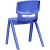 image:imageFlash Furniture Whitney 4 Pack Plastic Stackable School Chairs with 1325 Seat Height Assorted ColorsBlue