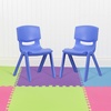 image:imageFlash Furniture Whitney 4 Pack Plastic Stackable School Chairs with 1325 Seat Height Assorted ColorsBlue