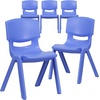 image:imageFlash Furniture Whitney 4 Pack Plastic Stackable School Chairs with 1325 Seat Height Assorted ColorsBlue