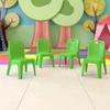 image:imageFlash Furniture Whitney 4 Pack Plastic Stackable School Chairs with 1325 Seat Height Assorted ColorsGreen