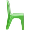 image:imageFlash Furniture Whitney 4 Pack Plastic Stackable School Chairs with 1325 Seat Height Assorted ColorsGreen