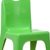 image:imageFlash Furniture Whitney 4 Pack Plastic Stackable School Chairs with 1325 Seat Height Assorted ColorsGreen