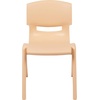 image:imageFlash Furniture Whitney 4 Pack Plastic Stackable School Chairs with 1325 Seat Height Assorted ColorsNatural