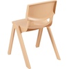 image:imageFlash Furniture Whitney 4 Pack Plastic Stackable School Chairs with 1325 Seat Height Assorted ColorsNatural