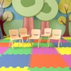 image:imageFlash Furniture Whitney 4 Pack Plastic Stackable School Chairs with 1325 Seat Height Assorted ColorsNatural