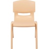 image:imageFlash Furniture Whitney 4 Pack Plastic Stackable School Chairs with 1325 Seat Height Assorted ColorsNatural