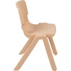 image:imageFlash Furniture Whitney 4 Pack Plastic Stackable School Chairs with 1325 Seat Height Assorted ColorsNatural